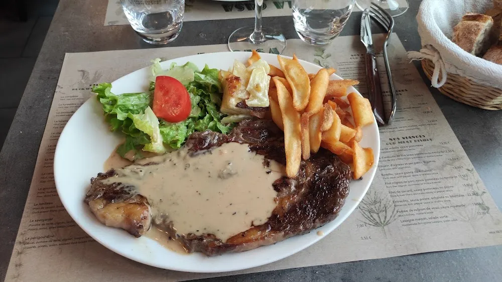 Duck Filet with Pepper Sauce